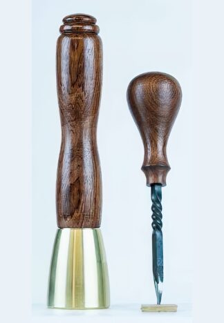 Bubinga awl & Mallet set