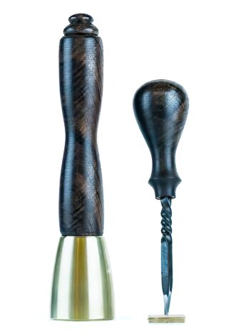 Walnut Mallet & Awl Set