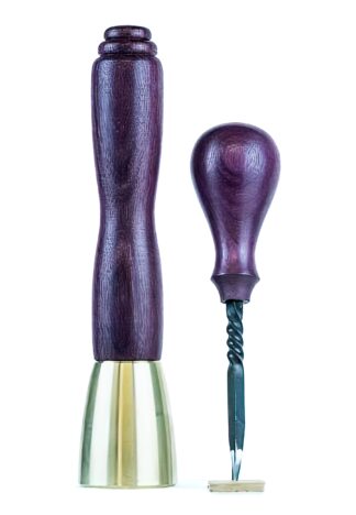 Purpleheart Mallet & Awl Set